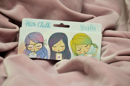 Snails Zmywalne kredy do włosów Hair Chalk 3 szt.