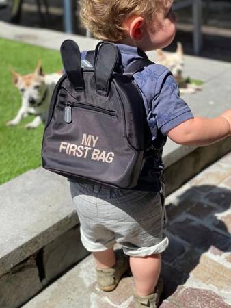 Childhome Plecak dziecięcy My First Bag czarny